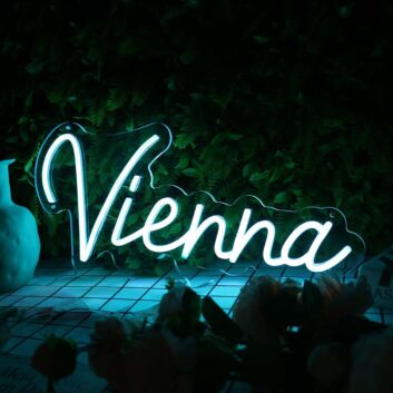 Vienna Blue Neon Sign