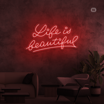 Life Quote 2 Neon Sign