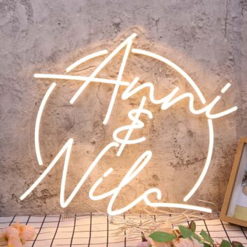 Anni And Nils Neon Sign