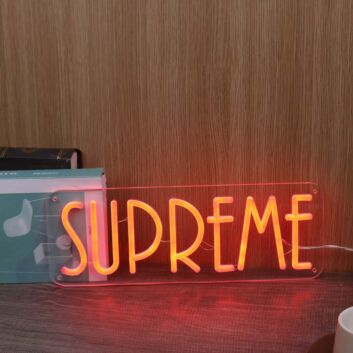 Supreme Red Neon Sign