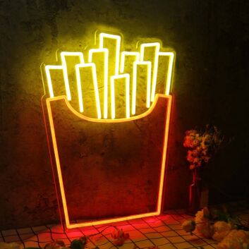 Fresh Fries Custom Neon Sign