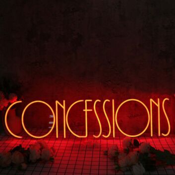 Concessions Red Neon Sign