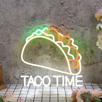 Taco Time Custom Neon Sign