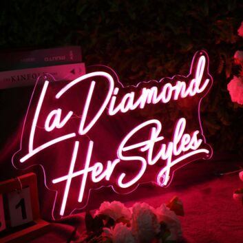 La Diamond Her Styles Red Neon Sign