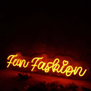 Fun Fashion Red Neon Sign