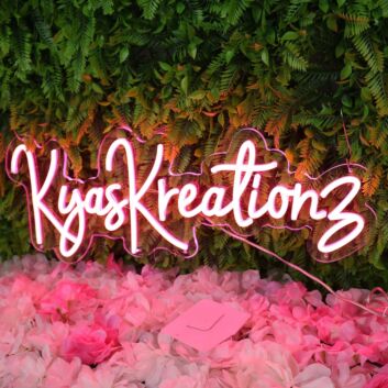 Kyas Kreations Red Neon Sign