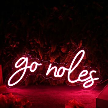 Go Noles Red Neon Sign
