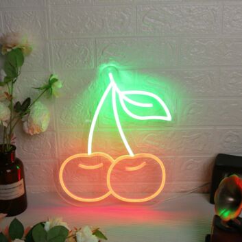 Cherries Custom Neon Sign