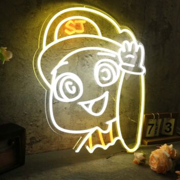 Happy Anime Boy Custom Neon Sign