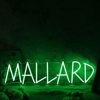 Mallarf Green Neon Sign
