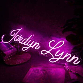 Jordyn Lynn Pink Neon Sign