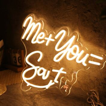 Me You Santi Yellow Neon Sign