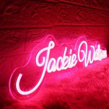 Jackie Watson Red Neon Sign