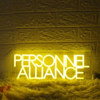 Persinnel Alliance Yellow Neon Sign