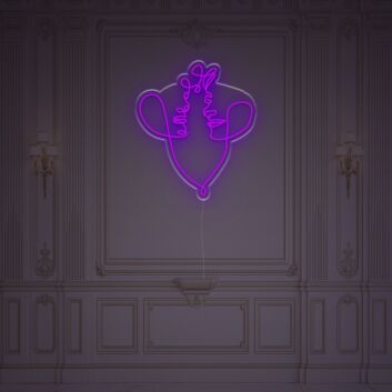 Couple Faces LED Neon Sign