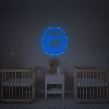 Astronaut Head LED Neon Sign