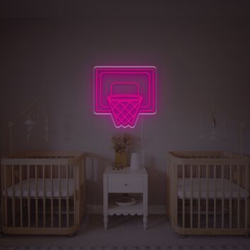 Basketball Basket LED Neon Sign