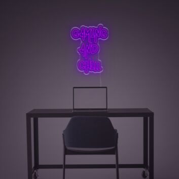 Gaming And Chill LED Neon Sign