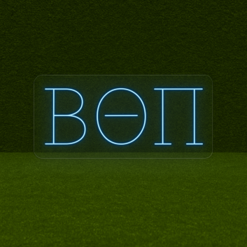 Beta Theta Pi ΒΘΠ LED Neon Sign Celebrating Brotherhood and Lifelong Friendship