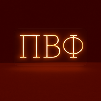Pi Beta Phi ΠΒΦ LED Neon Sign Celebrating Friendship and Lifelong Bonds