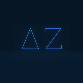 Delta Zeta ΔΖ LED Neon Sign Showcasing Sisterhood and Empowerment