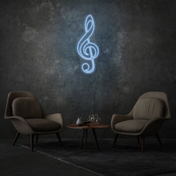 Clef LED Neon Sign
