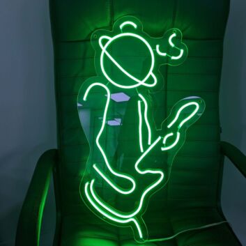 Space Musician LED Neon Sign