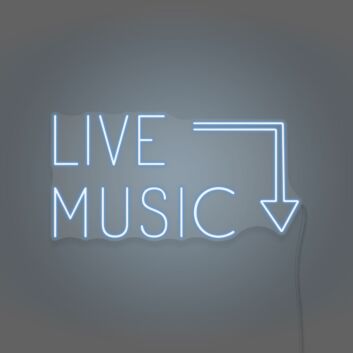 Customize Live Music LED Neon Sign