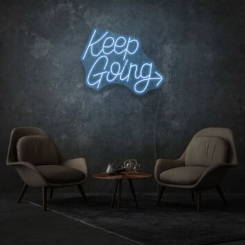 Keep Going LED Neon Lettering