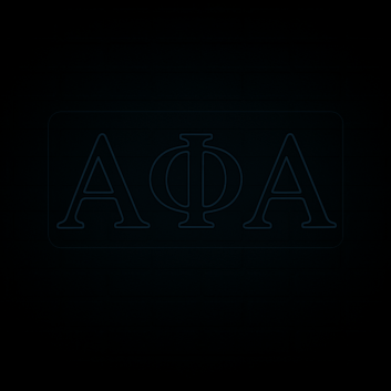 Alpha Phi Alpha ΑΦΑ LED Neon Sign Celebrating Brotherhood and Excellence