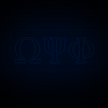 Omega Psi Phi ΩΨΦ LED Neon Sign Celebrating Brotherhood and Service
