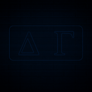 Delta Gamma ΔΓ LED Neon Sign Celebrating Sisterhood and Friendship
