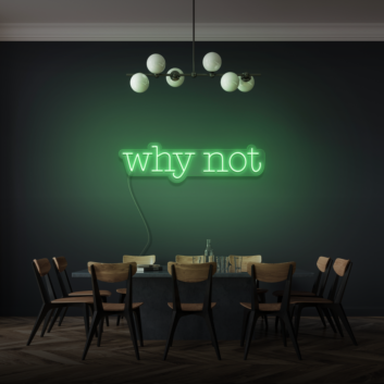 Why Not LED Neon Sign
