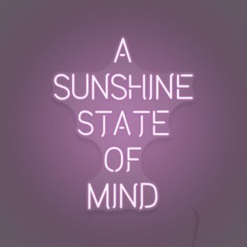 A Sunshine State of Mind LED Sign