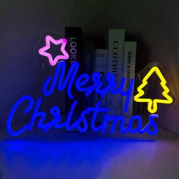 Merry Christmas Neon Sign