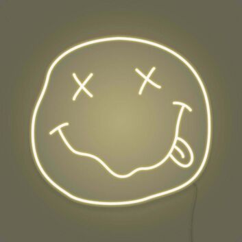 Knocked Out Emoji LED Neon Sign