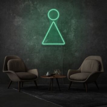 Minimalist Woman LED Neon Sign