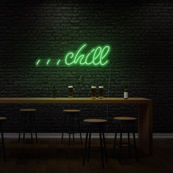 Chill Custom Neon Relax and Unwind in Light