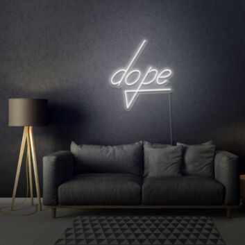 Dope Lettering Neon Cool and Trendy Vibes