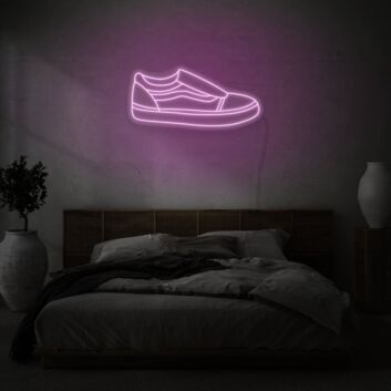 Shoe Neon Art Fashion Statement in Bright Form