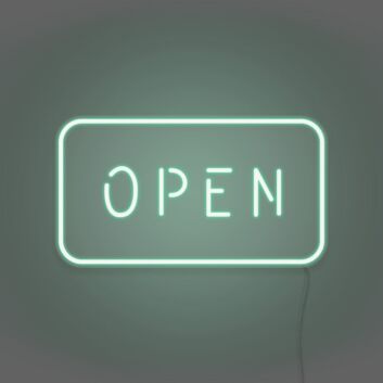 Customize Open Neon Sign Inviting and Accessible