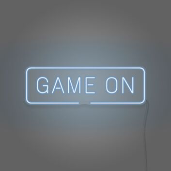 Game On Neon Ready for Challenge and Play
