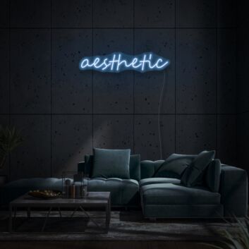 Aesthetic Cursive Neon Modern and Chic Design