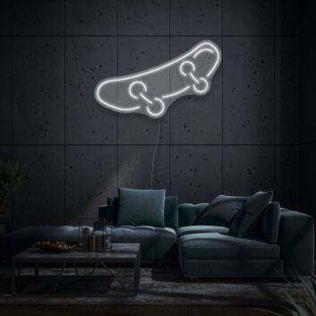 Skateboard Neon Symbol of Youth and Rebellion