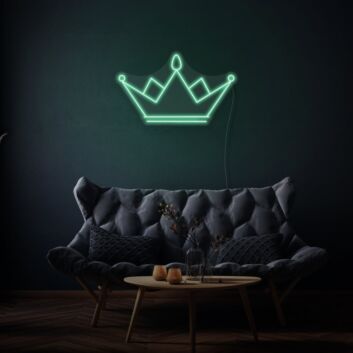 Crown Neon Sign Royal Elegance and Power