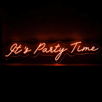 It's Party Time - Let the Neon Glow Light Up Your Celebration