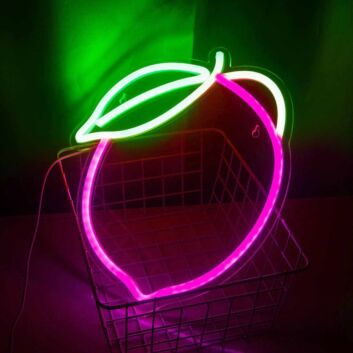 Fresh Lemon Fruit Neon Sign