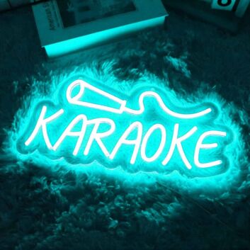 KARAOKE Microphone Neon Sign