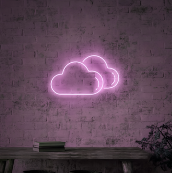 Cloud Neon Light Gentle and Calming Presence