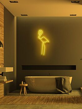 Flamingo Neon Light Standout Elegance and Tropical Flair